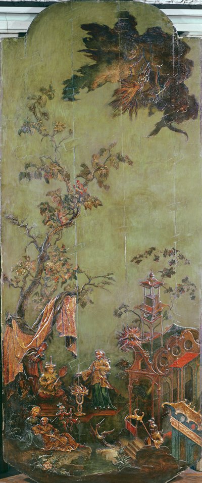Fire, from a series of panels depicting the Four Elements, c.1730 by French School